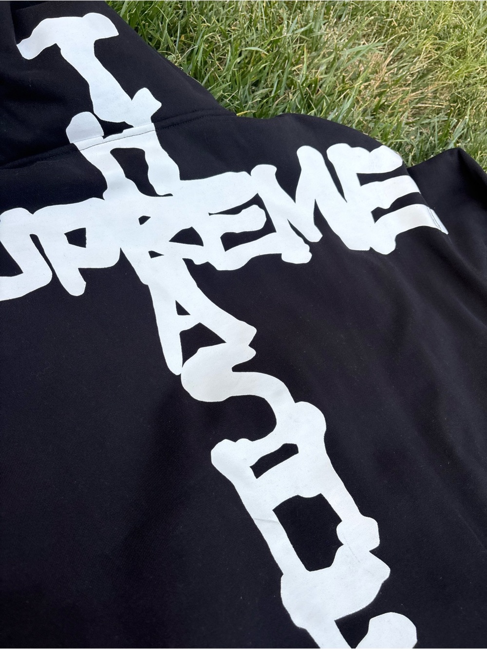 Supreme Black Zip up Hoodie